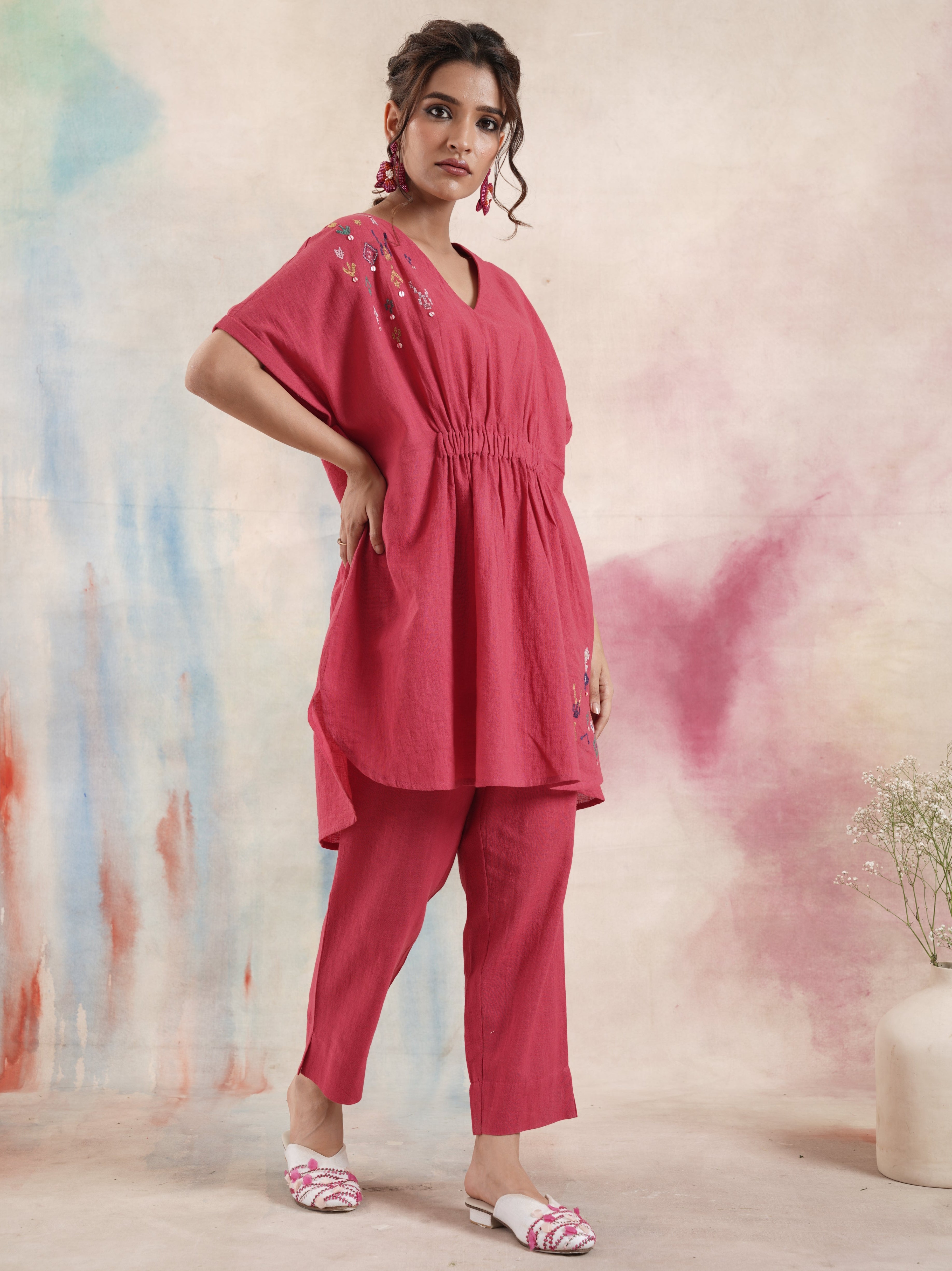 Women's Fuchsia Anti-Fit Coord Set. I Ch