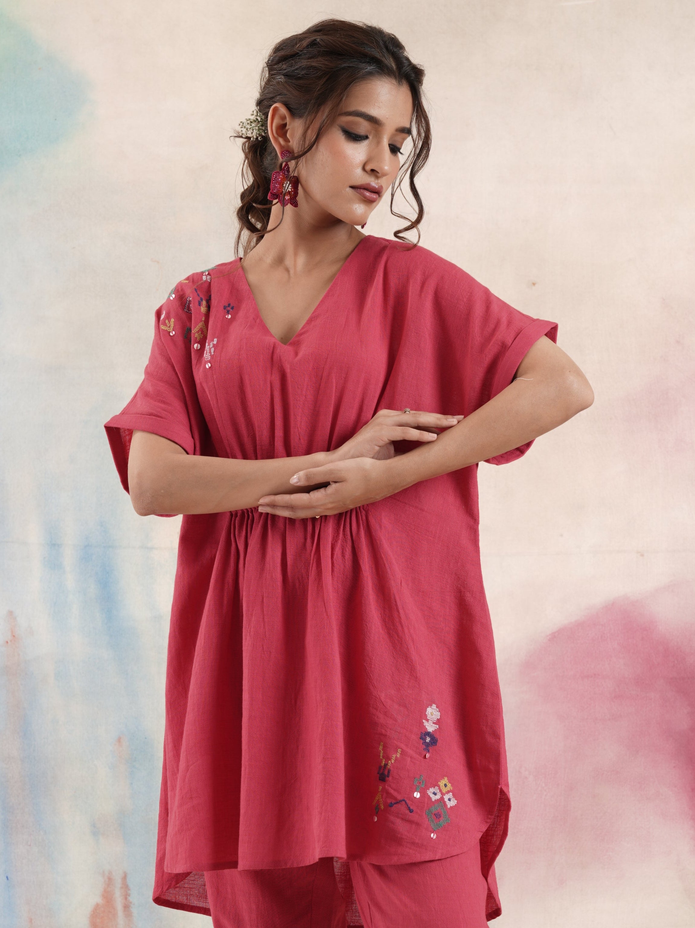 Women's Fuchsia Anti-Fit Coord Set. I Ch