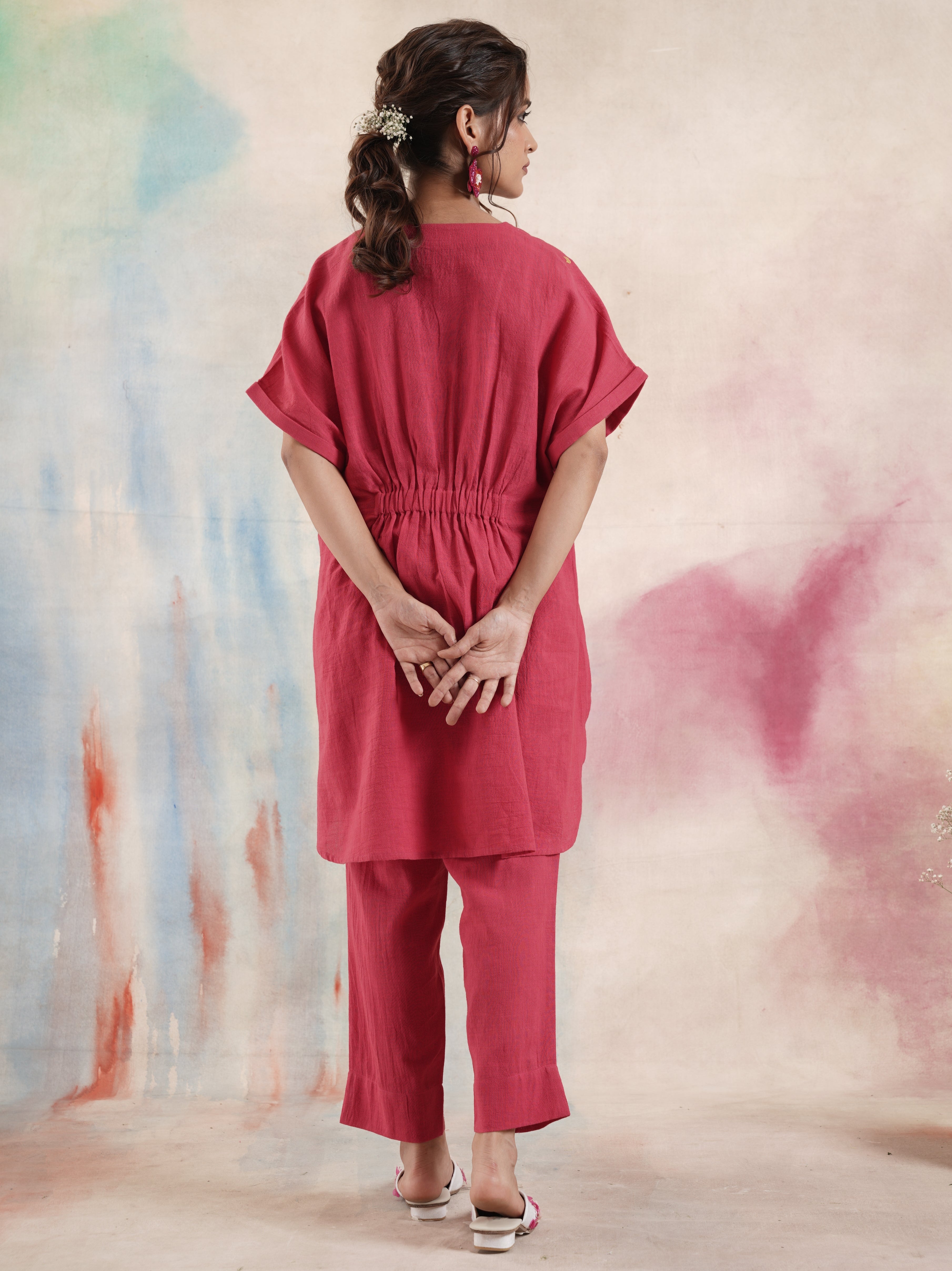 Women's Fuchsia Anti-Fit Coord Set. I Ch