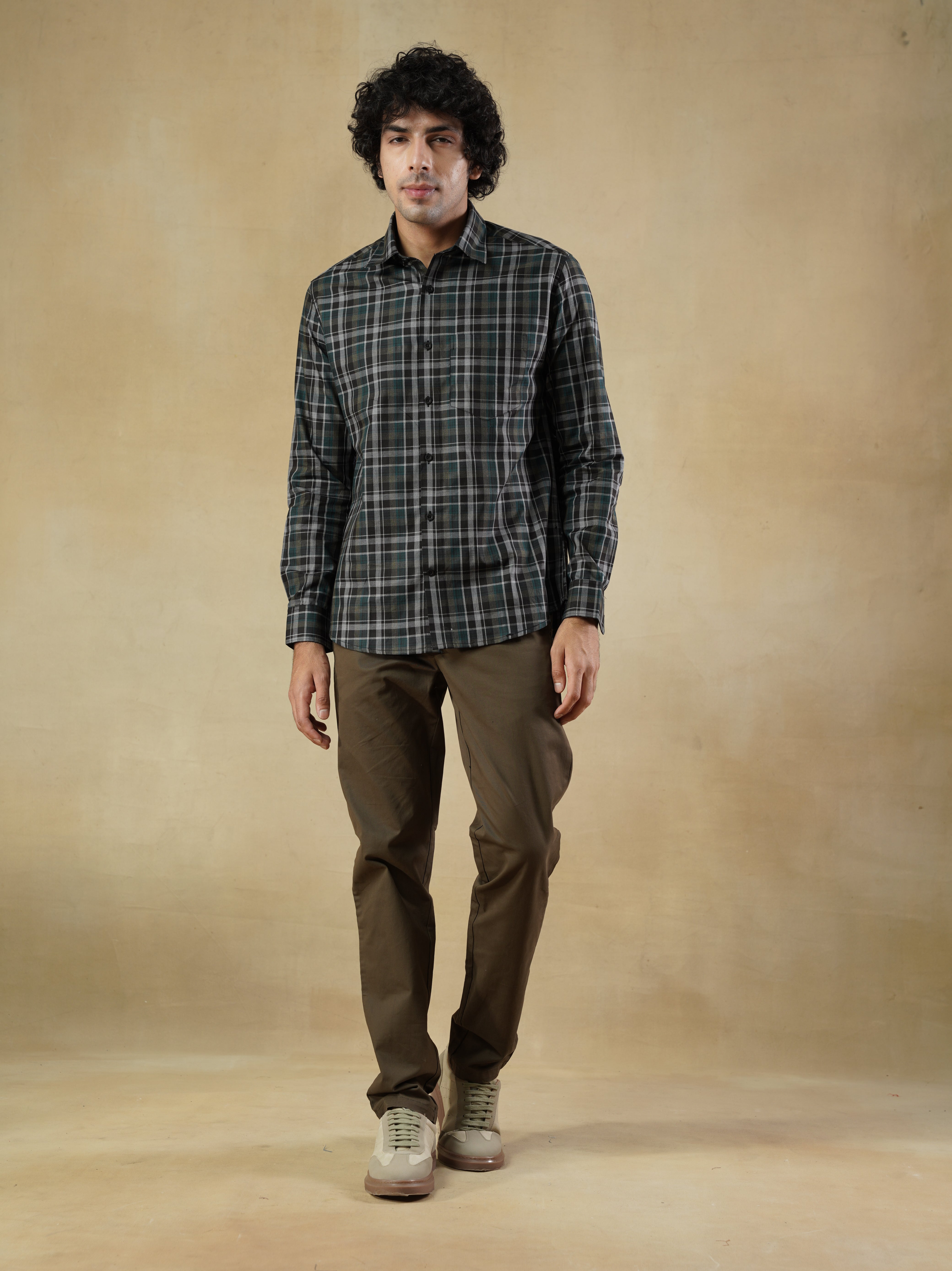 Men's Black Formal Full Sleeves Shirt