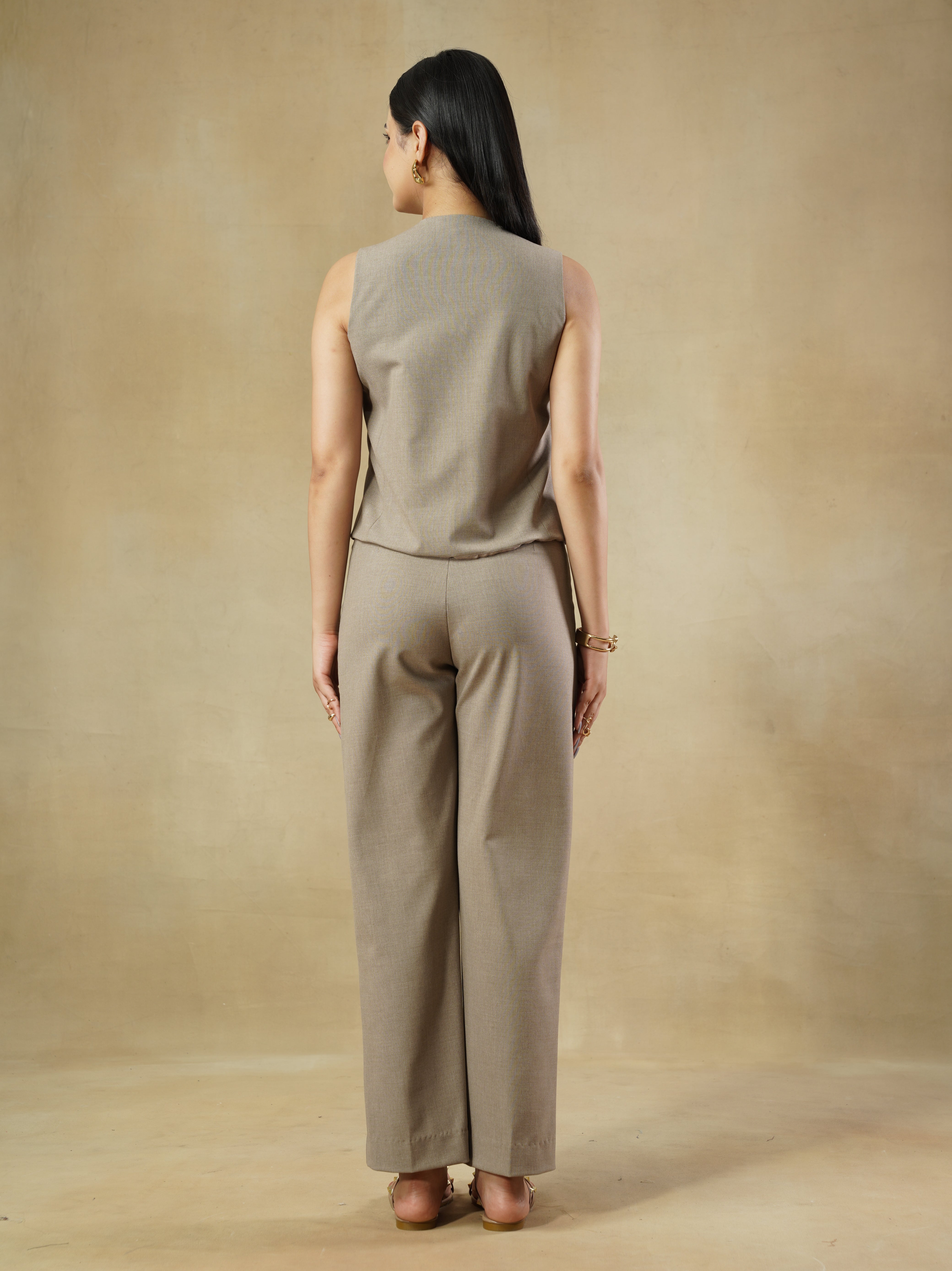 Tailored Viscose-Blend Straight-Fit Trousers – Melanie
