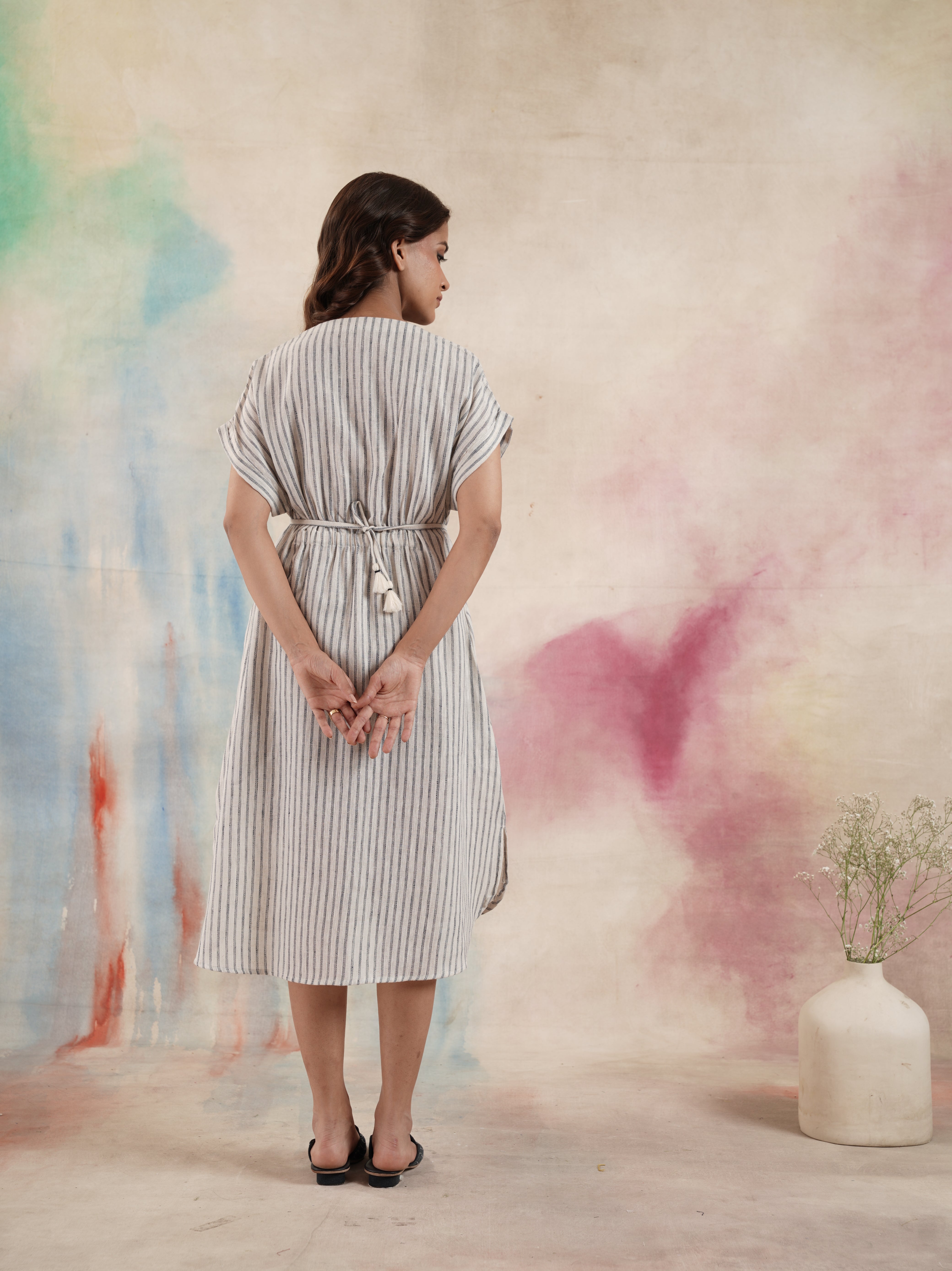 Women's Appliqued Kaftan Dress