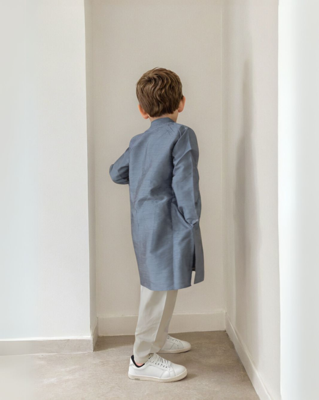 Boy's Blue Ethnic Kurta Set