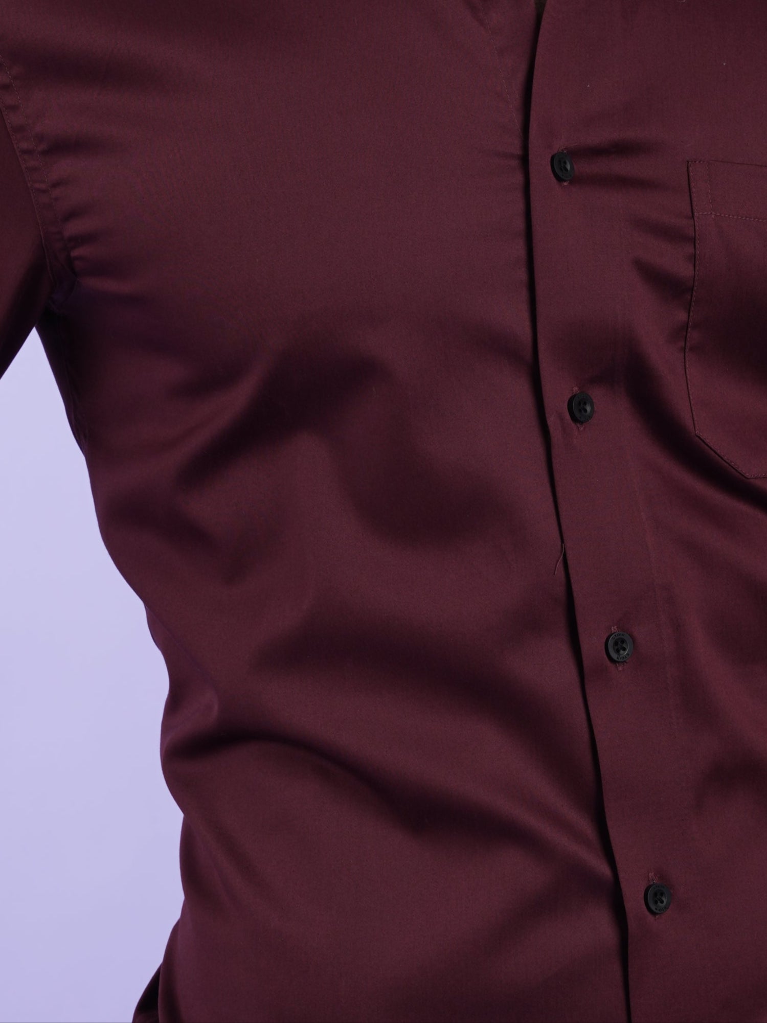 Men's Red Formal Full Sleeves Shirt