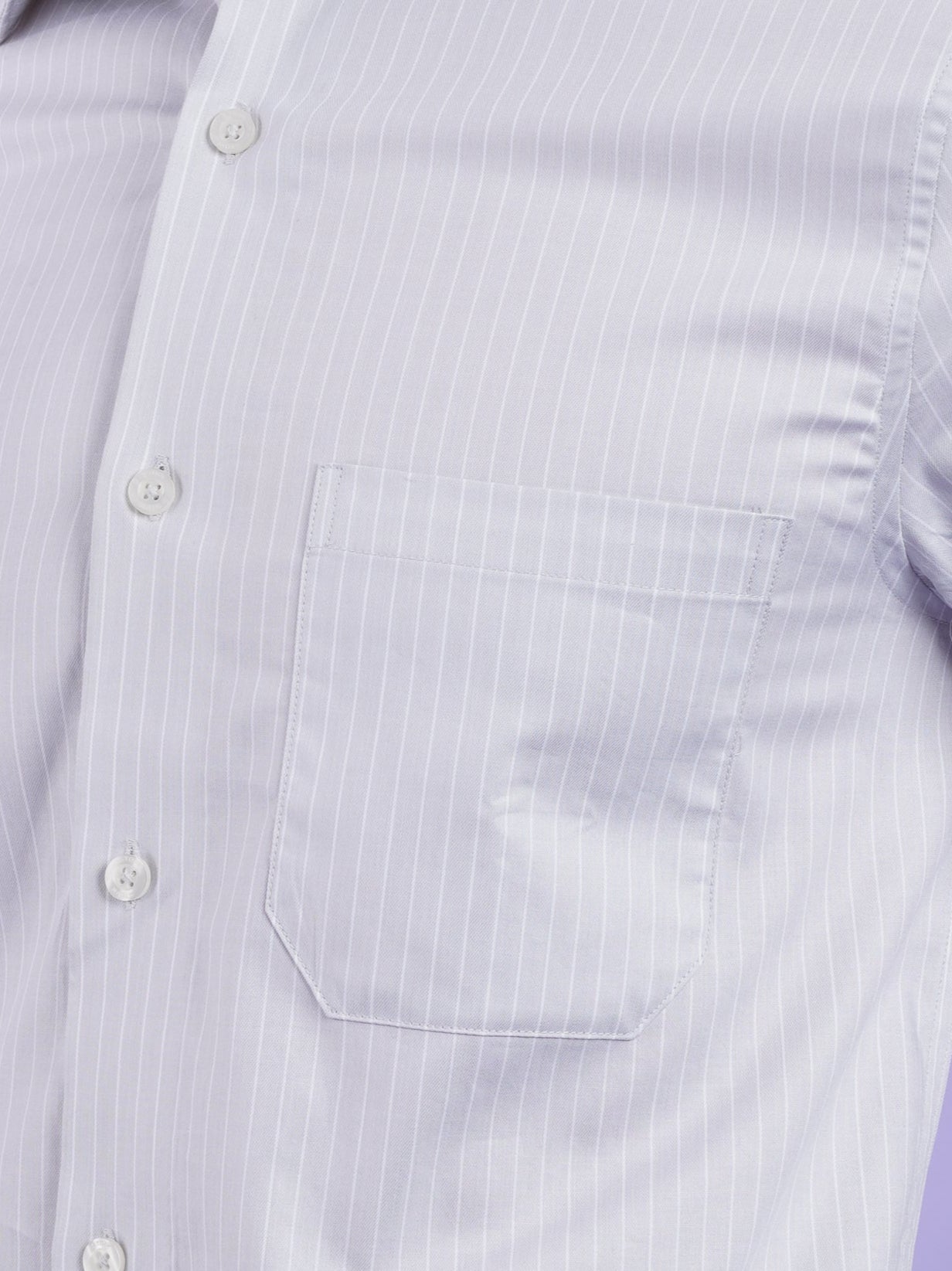 Men's Striped Full Sleeves Formal Shirt